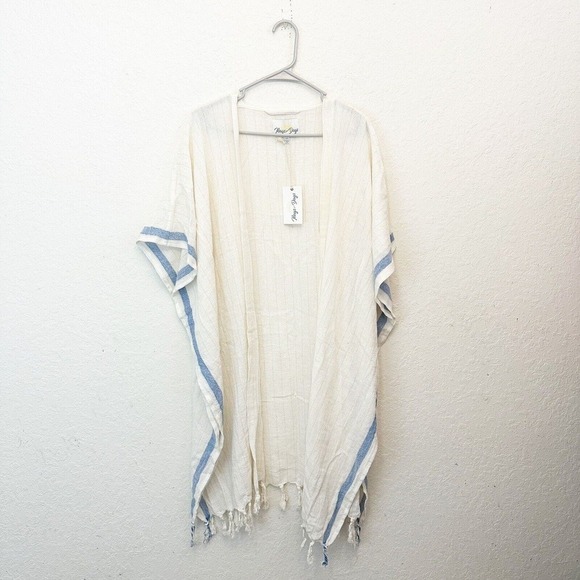 NWT Rays For Days Womens Coco Cabana Beach Coverup O/S Vacation Fringe Swim - Picture 4 of 7